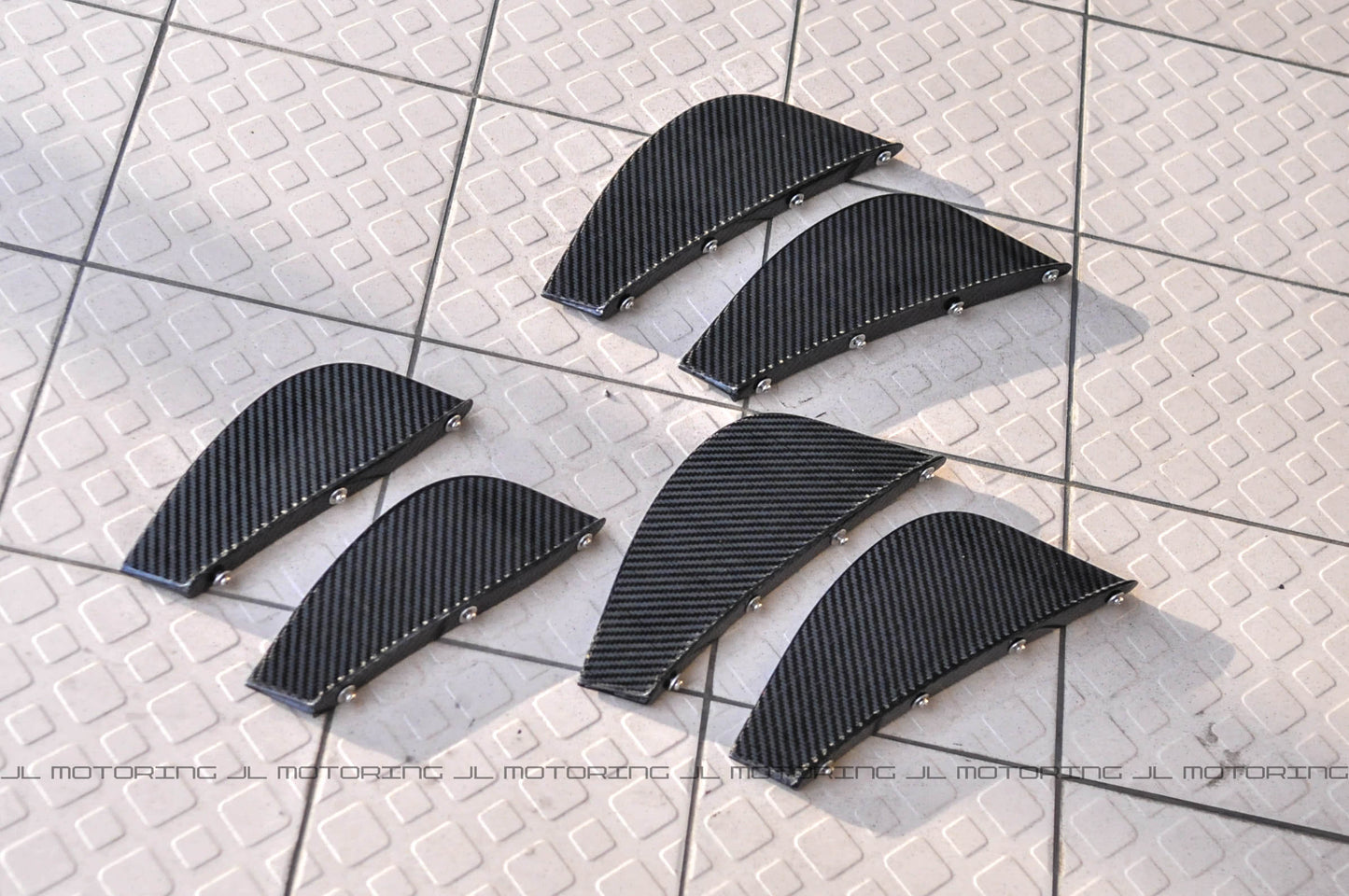 Ferrari 458 Italia Carbon Fiber Rear Diffuser Fins