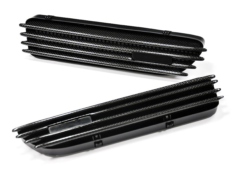 BMW E46 M3 Carbon Fiber Side Grilles - JL Motoring