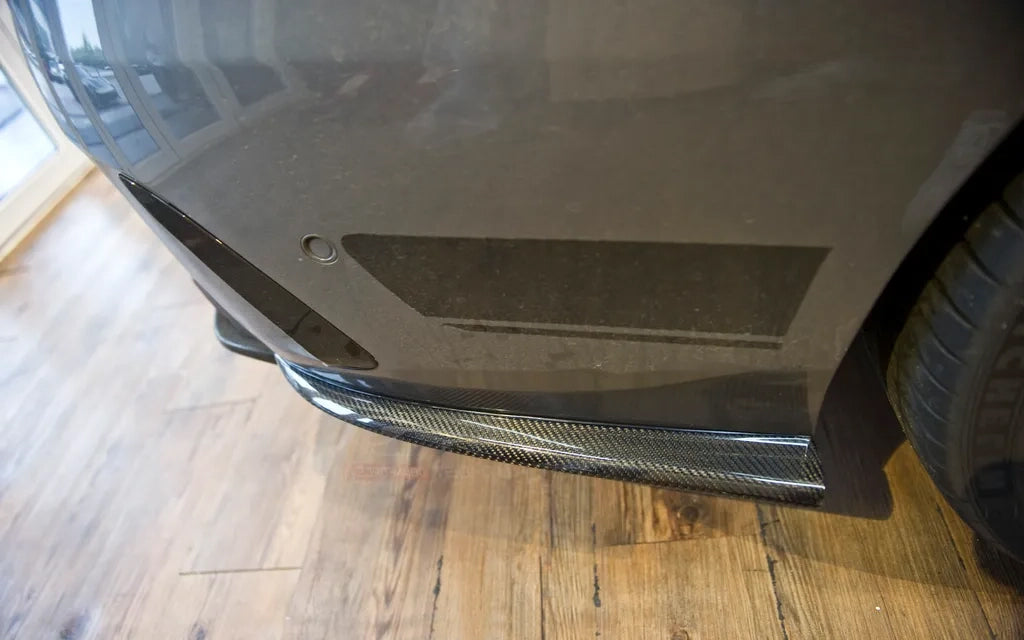 Mercedes Benz W218 CLS AMG Carbon Fiber Rear Bumper Extensions