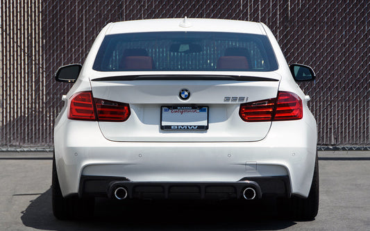 BMW F30 3 Series M Sport DTM Carbon Fiber Rear Diffuser