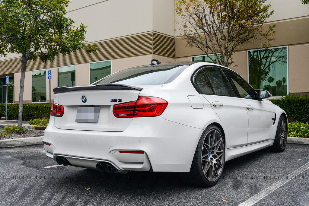 BMW F30 F80 M3 EVO Carbon Fiber Trunk Spoiler