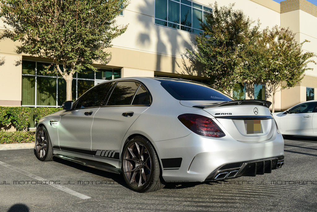 Mercedes W205 R Style Carbon Fiber Trunk Spoiler