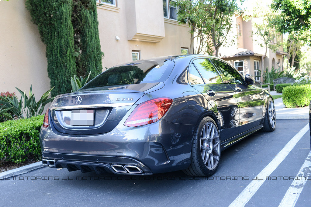 Mercedes Benz W205 C63 C63S AMG Carbon Fiber Rear Diffuser