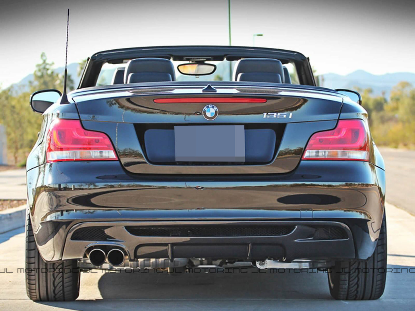 BMW E82 E88 M Sport Performance Carbon Fiber Rear Diffuser