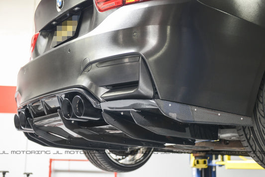 BMW F80 F82 F83 M3 M4 Varis Style Carbon Fiber Rear Diffuser