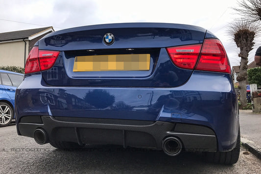 BMW E90 3 Series M Sport Performance Style Carbon Fiber Rear Diffuser