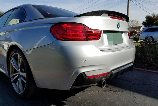 BMW F33 F83 M4 Convertible Performance Style Carbon Fiber Trunk Spoiler