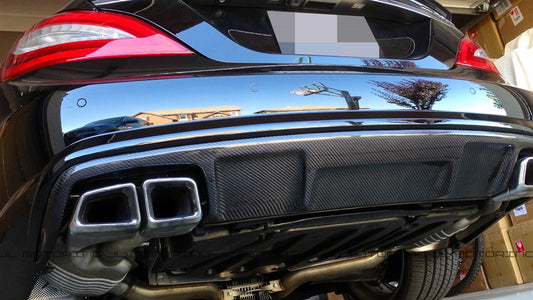 Mercedes W218 CLS 63 AMG Carbon Fiber Rear Diffuser