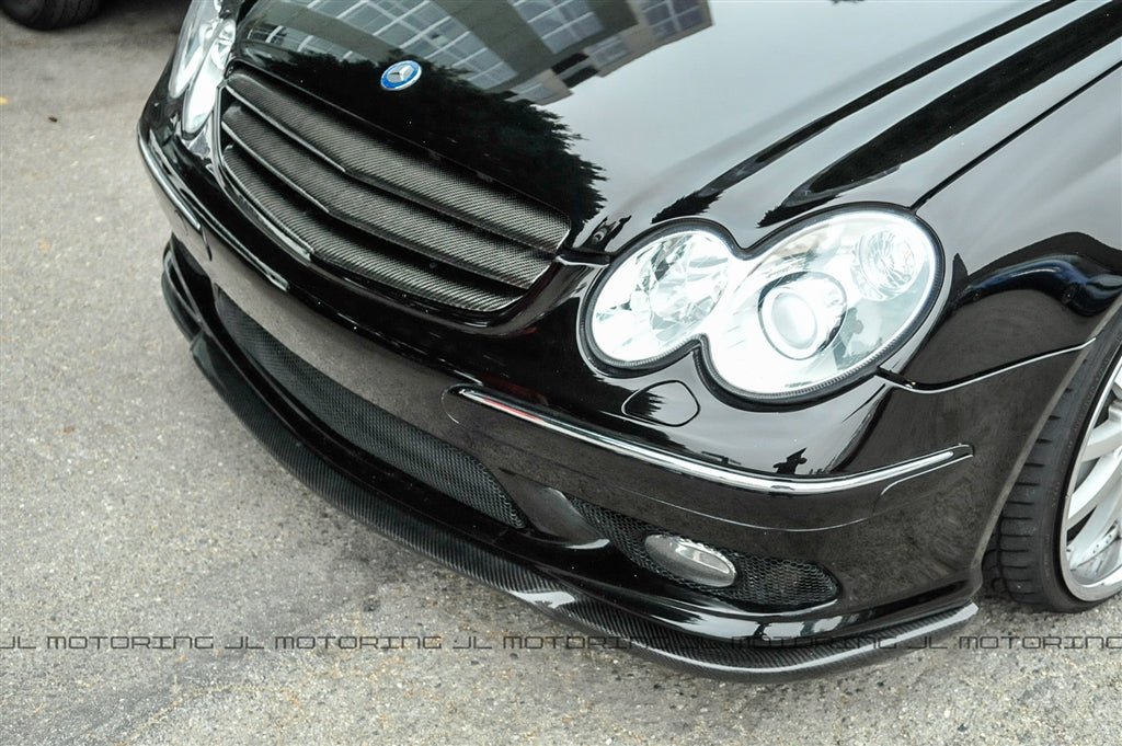Mercedes Benz Carbon Fiber Front Lip W209 CLK AMG W203 C55 AMG