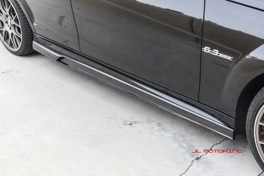 Mercedes Benz W204 C63 Carbon Fiber Side Skirts
