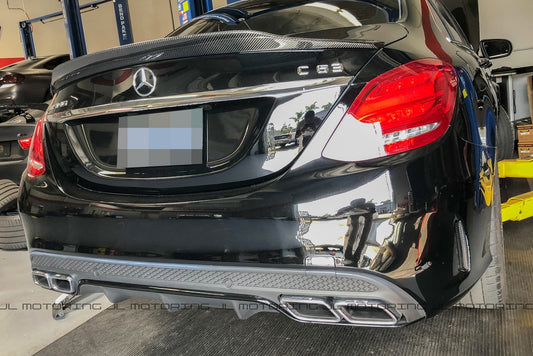 Mercedes W205 C Class GTX Carbon Fiber Trunk Spoiler