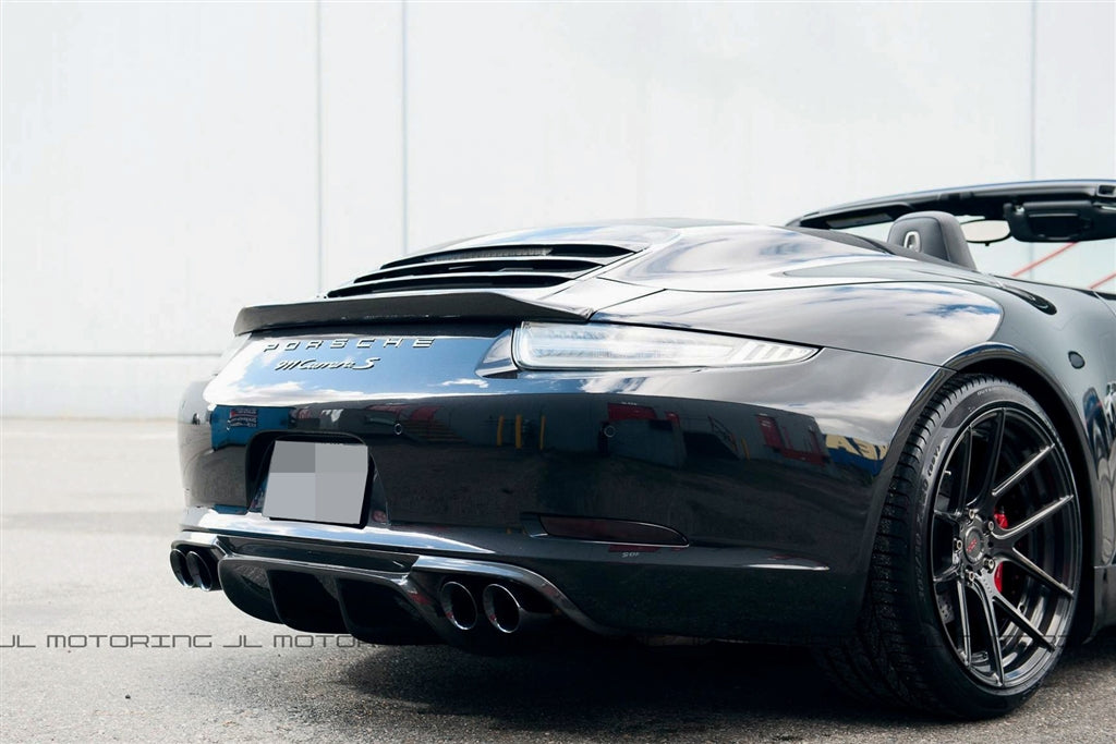 Porsche 991 911 Carrera Carbon Fiber Rear Diffuser