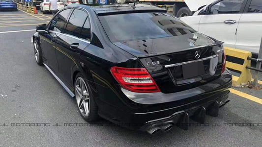 Mercedes Benz W204 Facelift C63 DTM Carbon Fiber Rear Diffuser