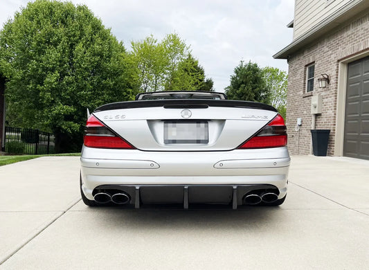 Mercedes R230 SL 55 AMG Carbon Fiber Rear Diffuser
