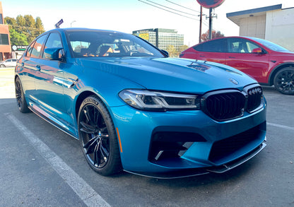 BMW F90 LCI M5 Carbon Fiber Front Splitters