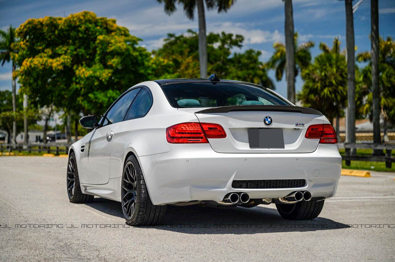 BMW E92 3 Series Coupe Performance Style Carbon Fiber Trunk Spoiler