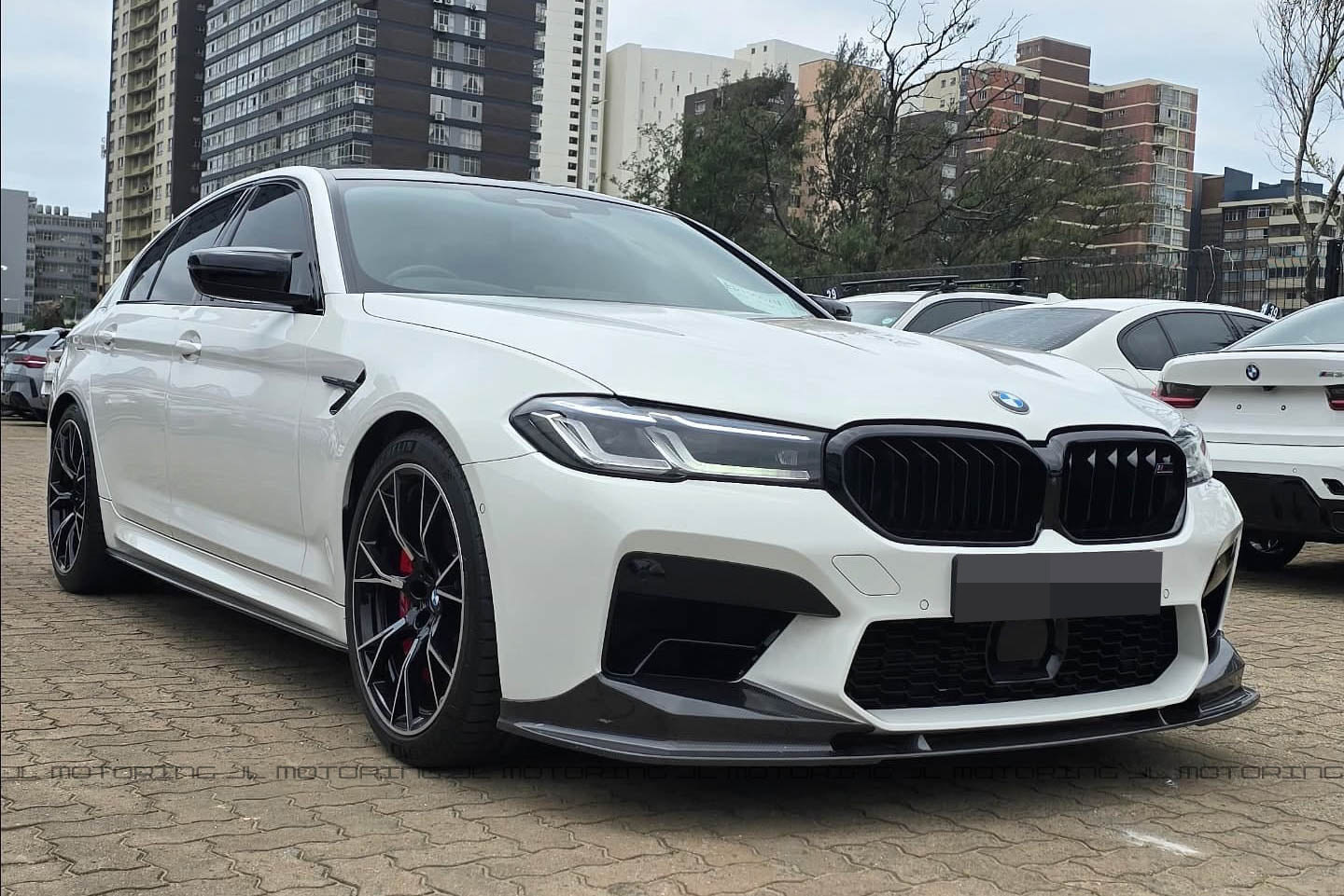 BMW F90 LCI M5 3D Carbon Fiber Front Lip