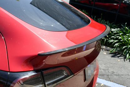 Tesla Model Y Carbon Fiber Trunk Spoiler
