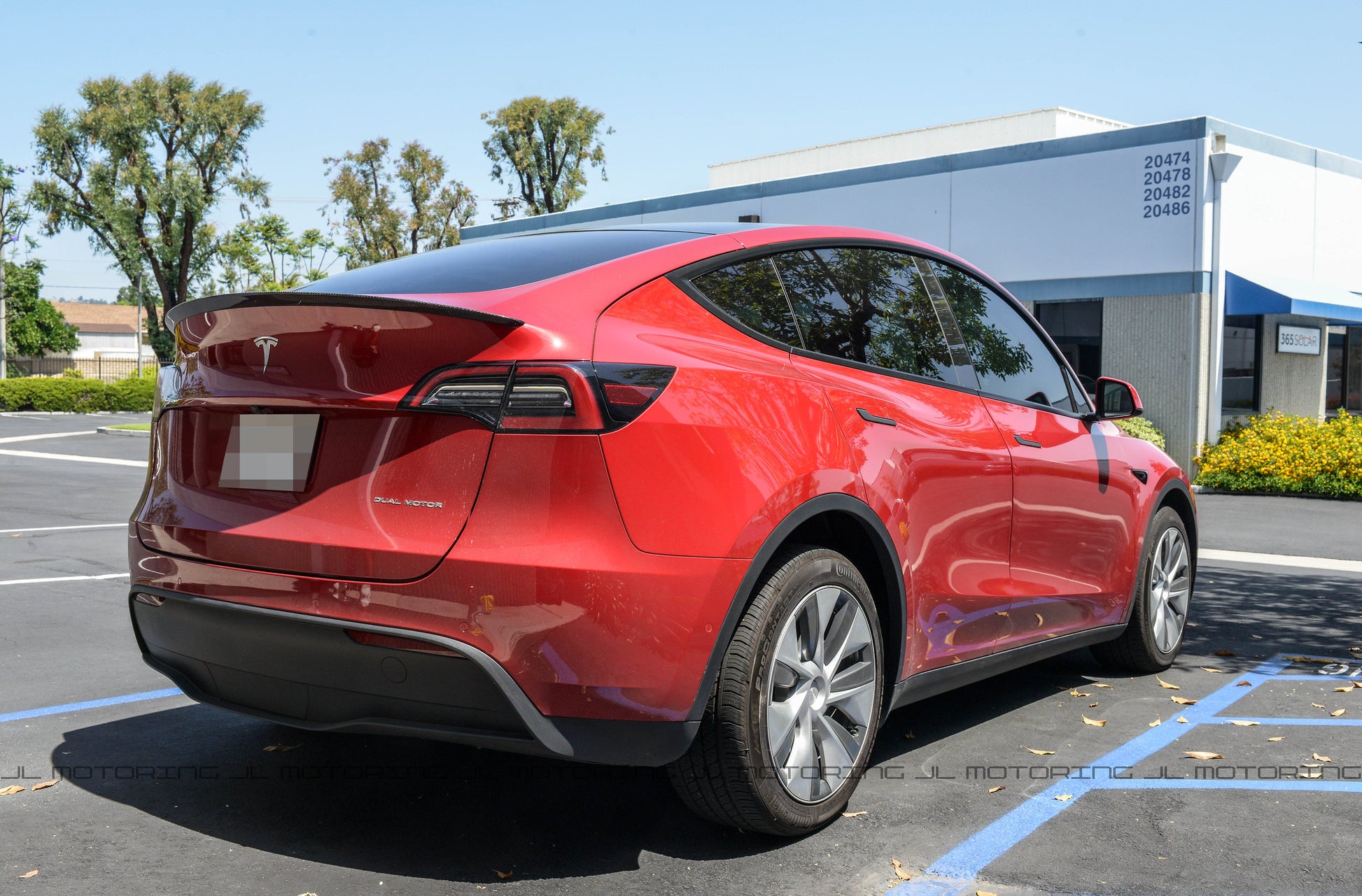 Tesla Model Y Carbon Fiber Trunk Spoiler