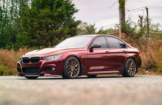 BMW F30 3 Series M Sport V2 Carbon Fiber Front Lip