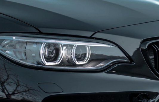 BMW F87 M2 F22 2 Series Carbon Fiber Headlight Covers