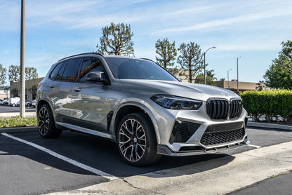 BMW F95 X5 M Carbon Fiber Front Splitters