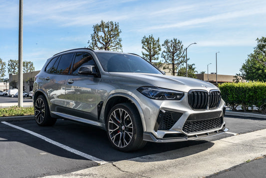 BMW F95 X5 M Carbon Fiber Front Splitters