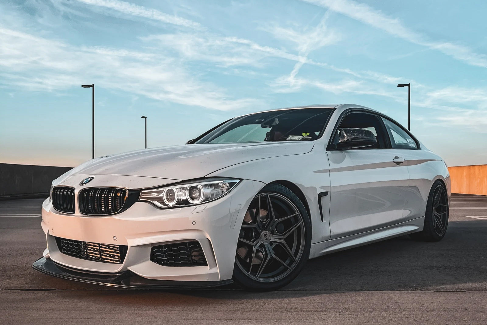 BMW F32 F33 F36 4 Series M Sport GTS Carbon Fiber Front Lip