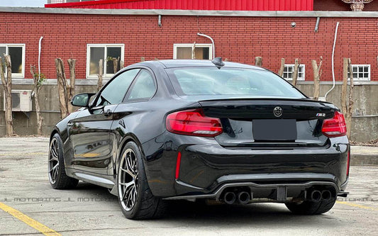 BMW F87 M2 F1 Style LED Carbon Fiber Rear Diffuser