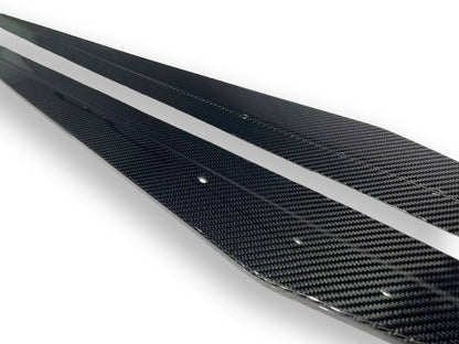 MHC STYLE CARBON FIBER SIDE SKIRTS FOR BMW G87 M2 - JL Motoring