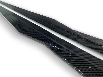 MHC STYLE CARBON FIBER SIDE SKIRTS FOR BMW G87 M2 - JL Motoring