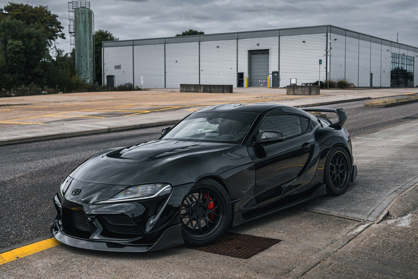 Toyota Supra MKV A90 A91 Carbon Fiber Front Lip