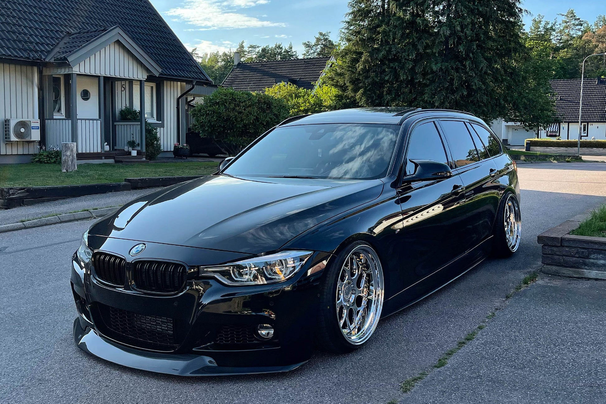 BMW F30 3 Series M Sport GTS Carbon Fiber Front Lip