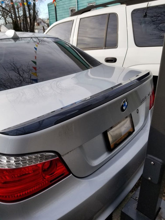 BMW E60 5 Series Carbon Fiber Trunk Spoiler