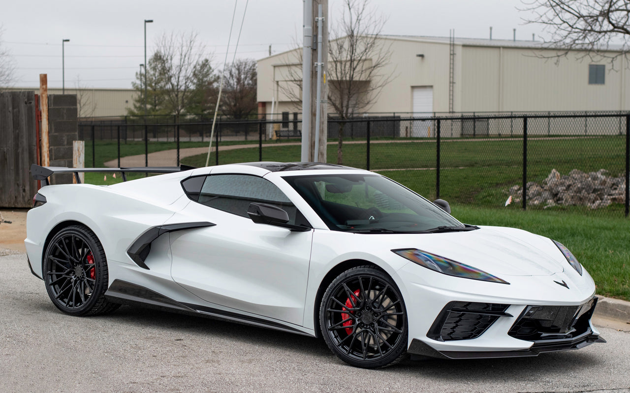 Chevrolet C8 Corvette VM5 Carbon Fiber Front Splitters