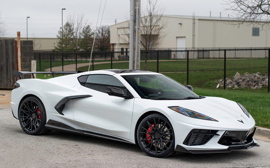 Chevrolet C8 Corvette VM5 Carbon Fiber Front Splitters