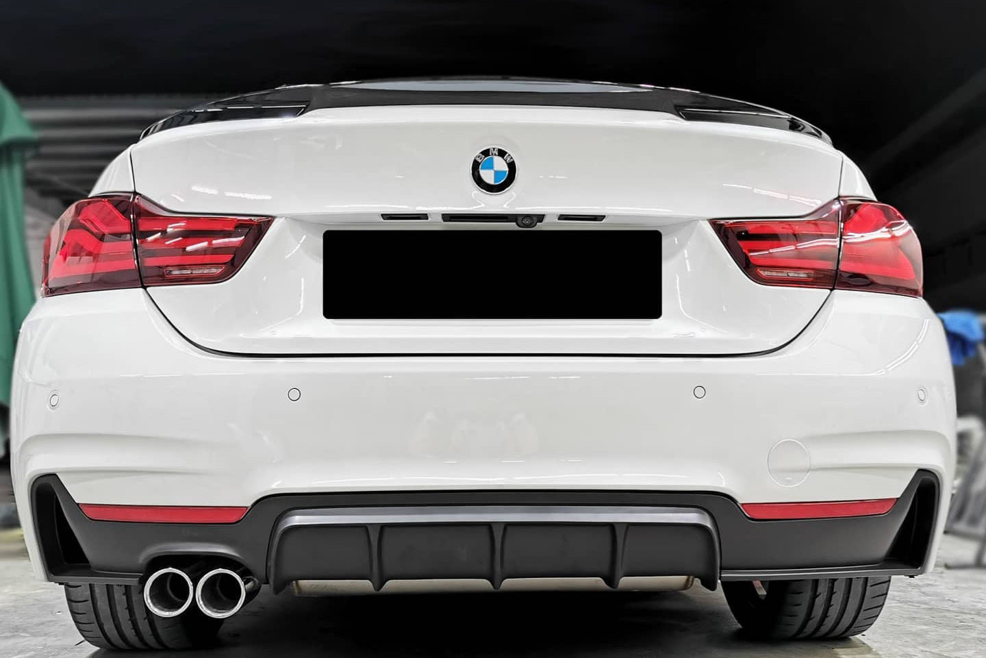 BMW F32 F33 F36 M Sport Performance Rear Diffuser