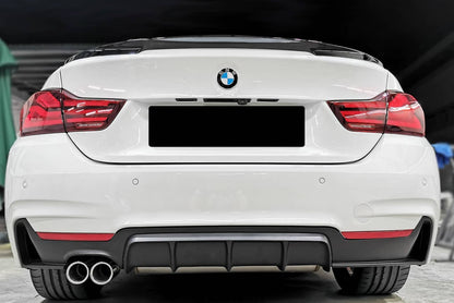 BMW F32 F33 F36 M Sport Performance Rear Diffuser