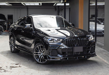 BMW G06 X6 M Sport Side Skirts Extensions
