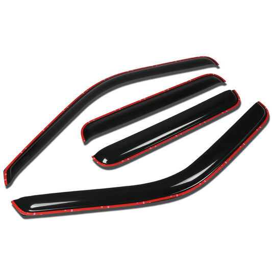 Toyota Tacoma Double Cab Window Visors Deflectors 2016+ - JL Motoring