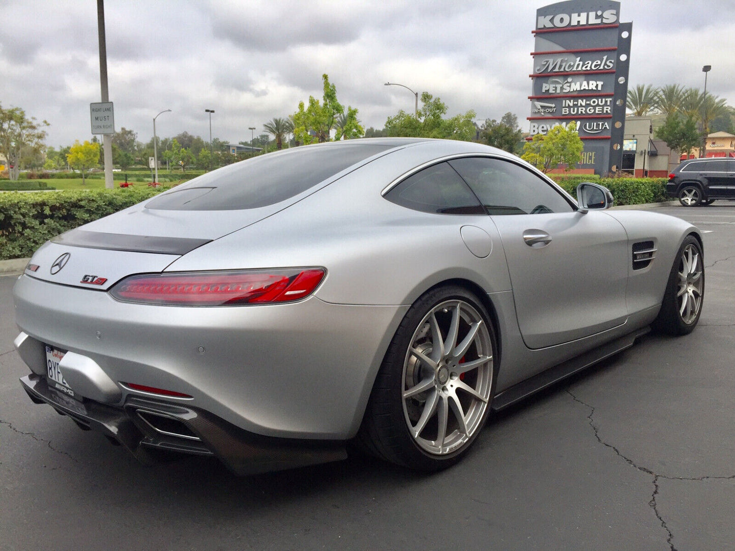 Mercedes AMG GT GTS C190 Carbon Fiber Side Skirts
