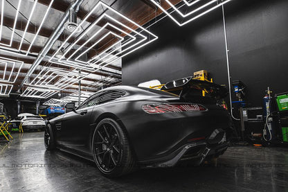 Mercedes AMG GT GTS C190 Carbon Fiber Rear Diffuser