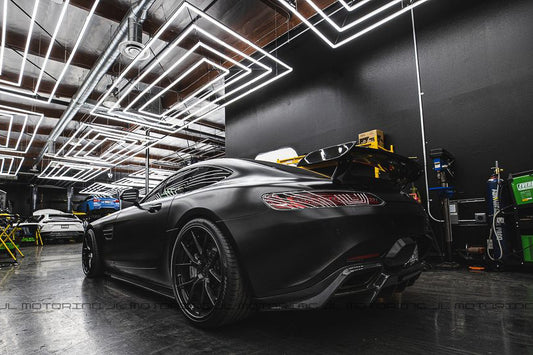 Mercedes AMG GT GTS C190 Carbon Fiber Rear Diffuser