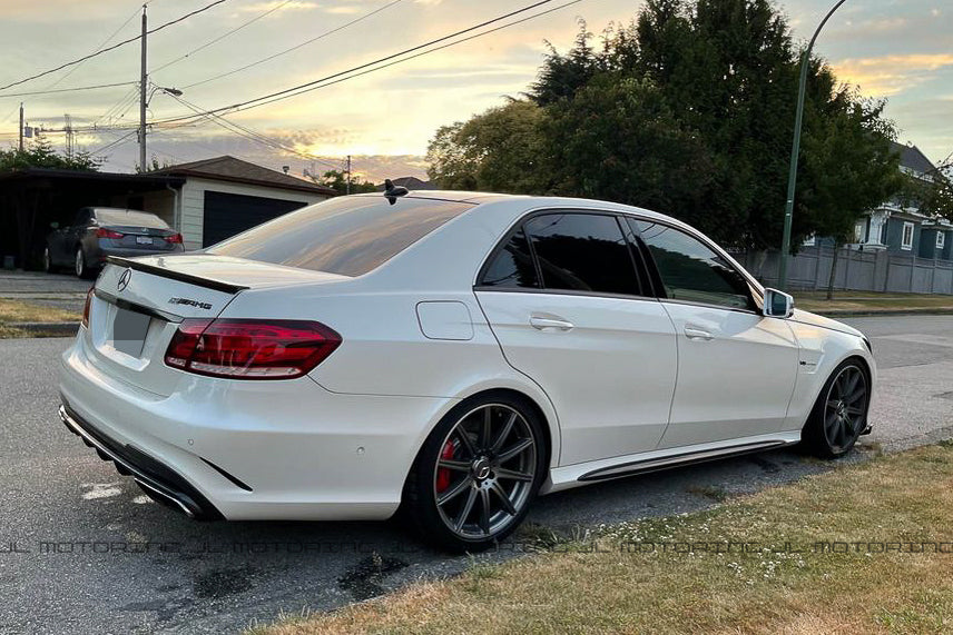 Mercedes W212 E Class E63 AMG Style Carbon Fiber Trunk Spoiler