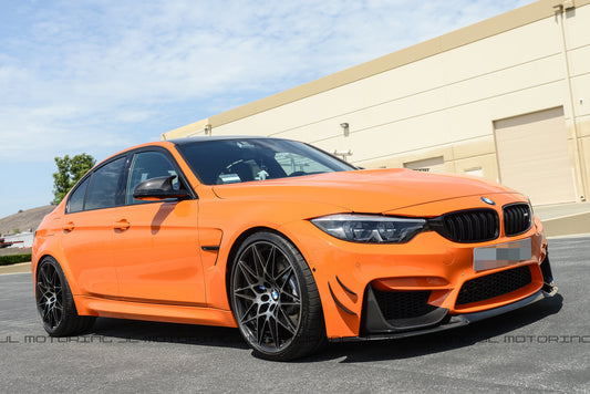 BMW F80 F82 F83 M3 M4 Carbon Fiber Front Canards - JL Motoring