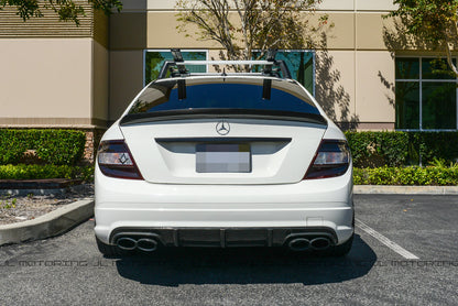 Mercedes W204 C Class DTM Style Carbon Fiber Trunk Spoiler