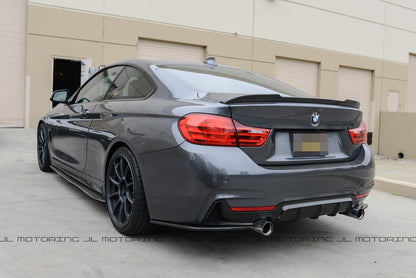 BMW F32 F33 F36 Carbon Fiber Rear Bumper Side Skirts