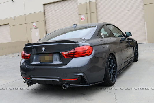 BMW F32 F33 F36 Carbon Fiber Rear Bumper Side Skirts