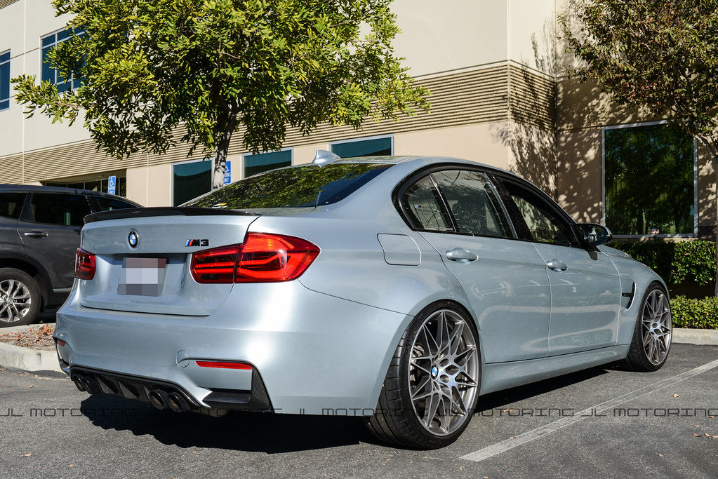 BMW F80 M3 F30 3 Series Performance Style Carbon Fiber Trunk Spoiler