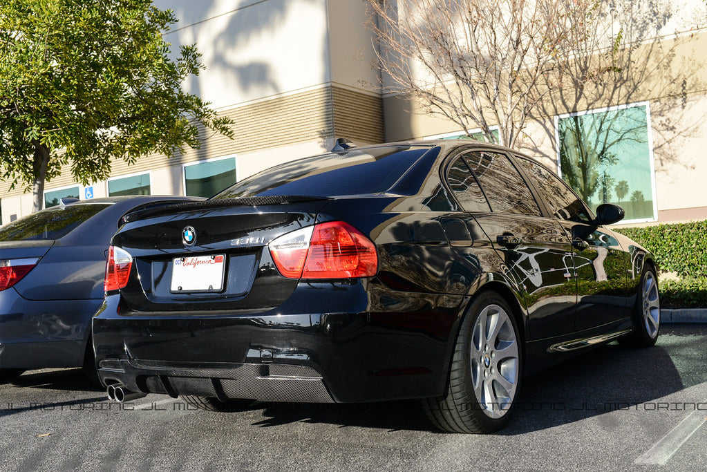 BMW E90 3 Series Performance Style Carbon Fiber Trunk Spoiler